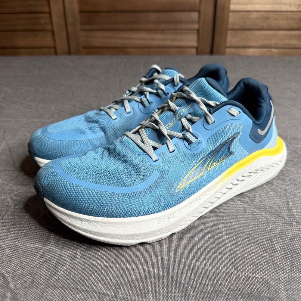 Altra Running Shoes Womens 9.5 Paradigm 7 Blue Yellow AL0A82CG440 Athletic